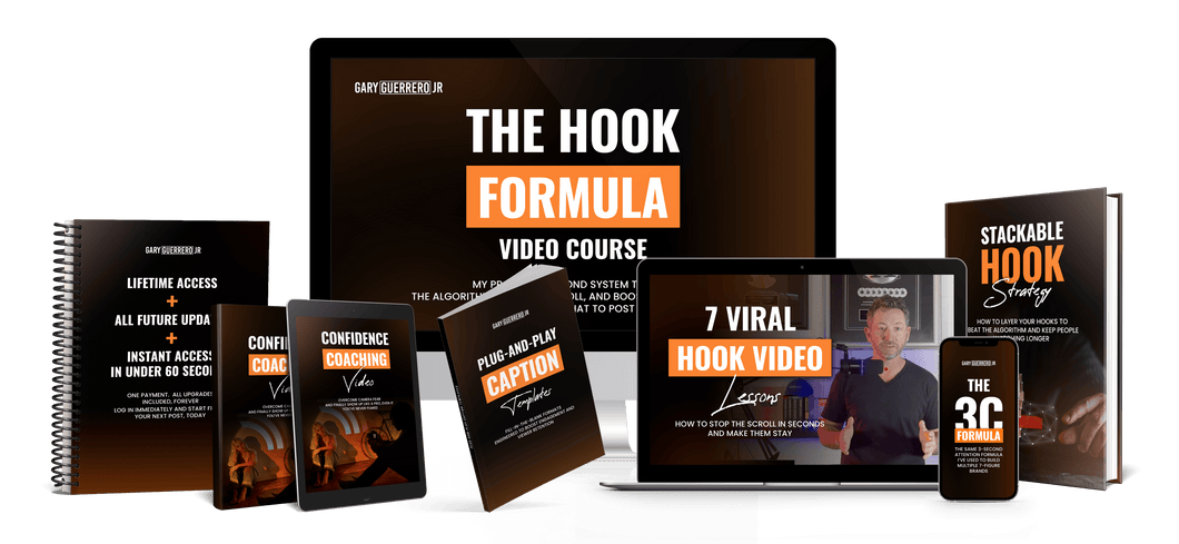 The Hook Formula™ — Win the First 3 Seconds [Instant Digital Access]